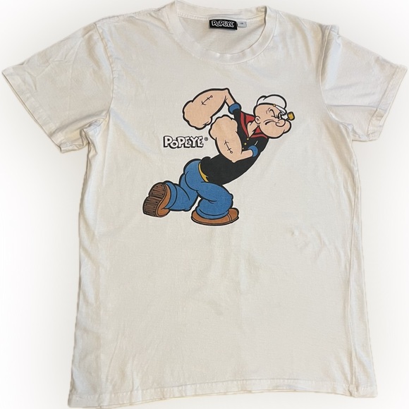 Popeye T-shirt | Tee Shirt | White | Large - Picture 3 of 13